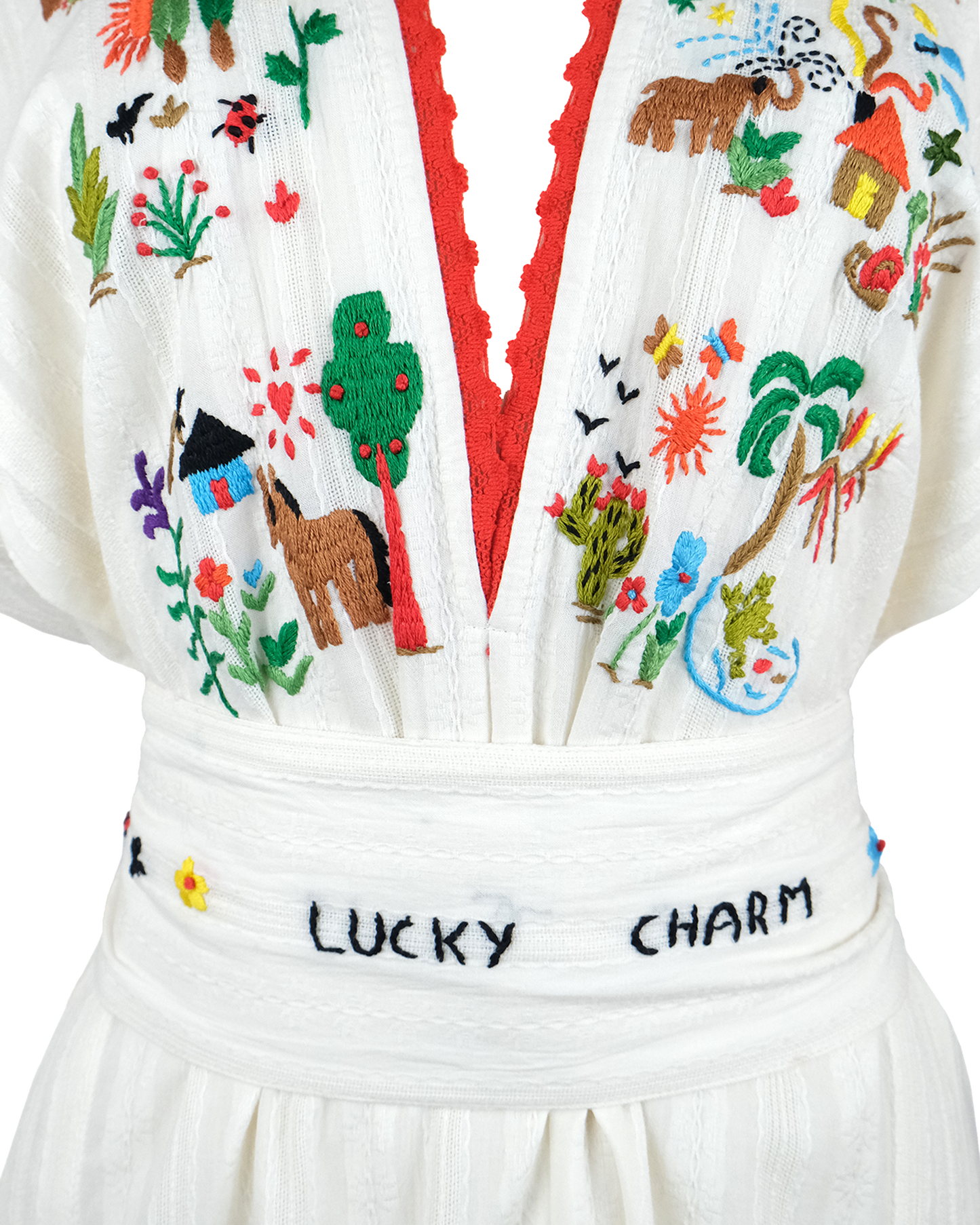 PUNTA OFF WHITE DRESS