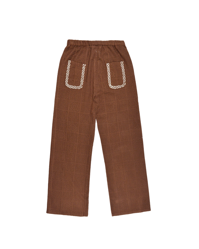 VENISE PANTS - CHOCO BROWN