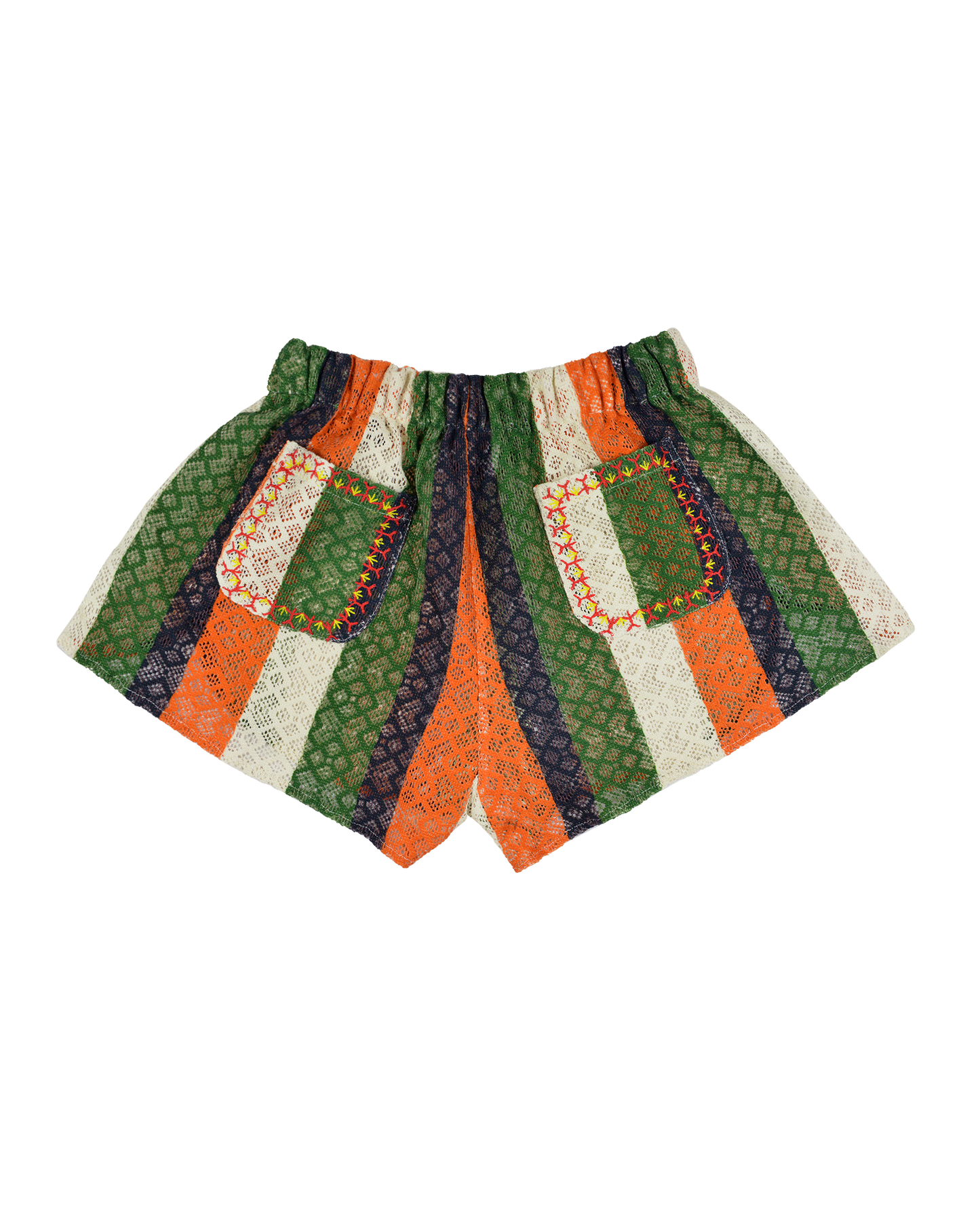 ZUMBA SHORT - GREEN ORANGE