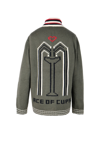 ACE OF CUP CARDIGAN KHAKI