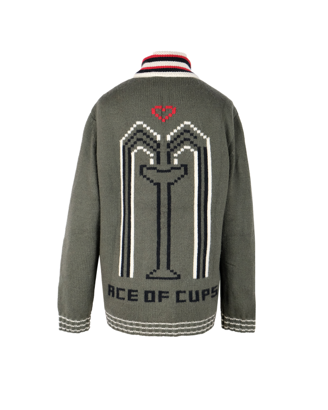 ACE OF CUP CARDIGAN KHAKI