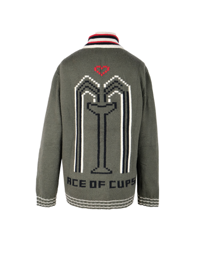ACE OF CUP CARDIGAN KHAKI