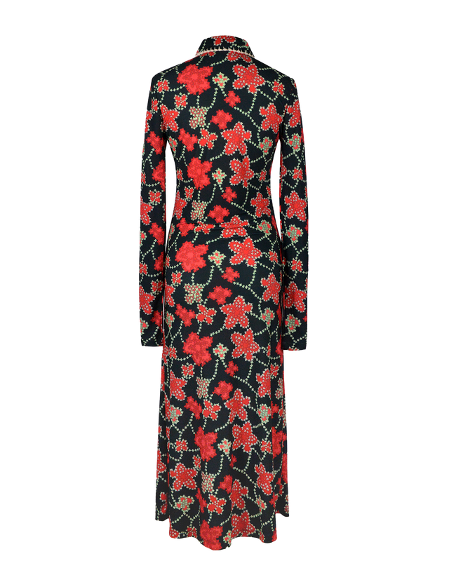 ALICE DRESS - MIAMI BLACK PRINT