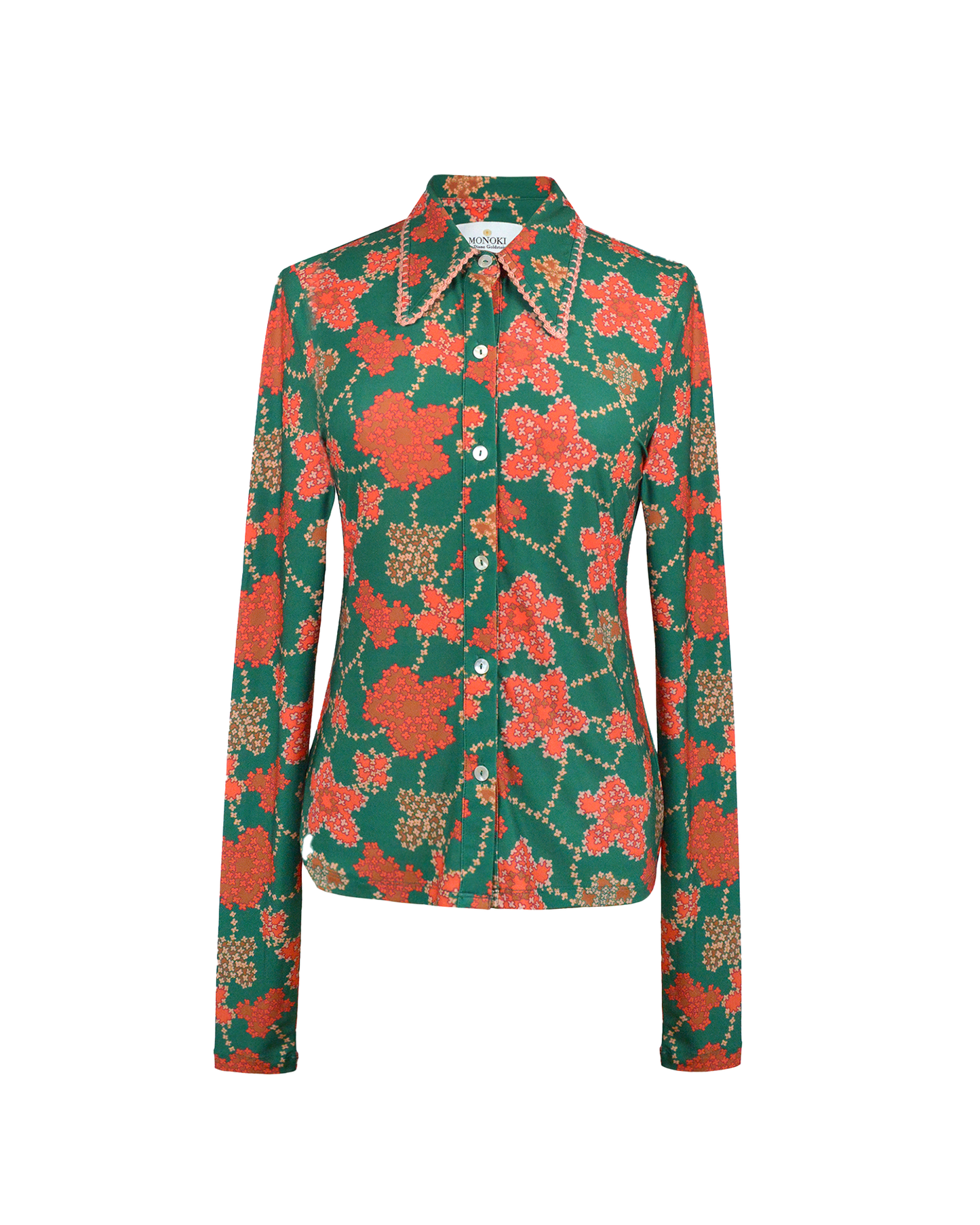 ALICE SHIRT - MIAMI GREEN PRINT