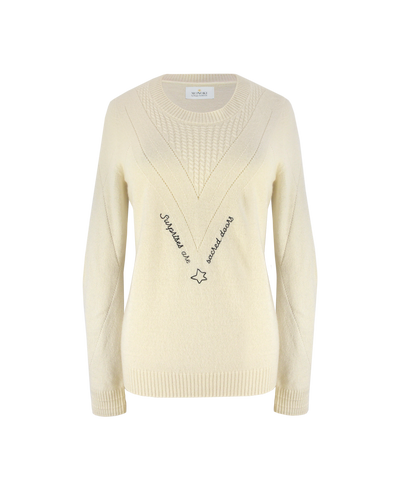 AURELIA SWEATER - WHITE