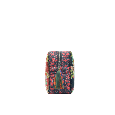 AURA BIG POUCH - TERRACOTA & BLACK