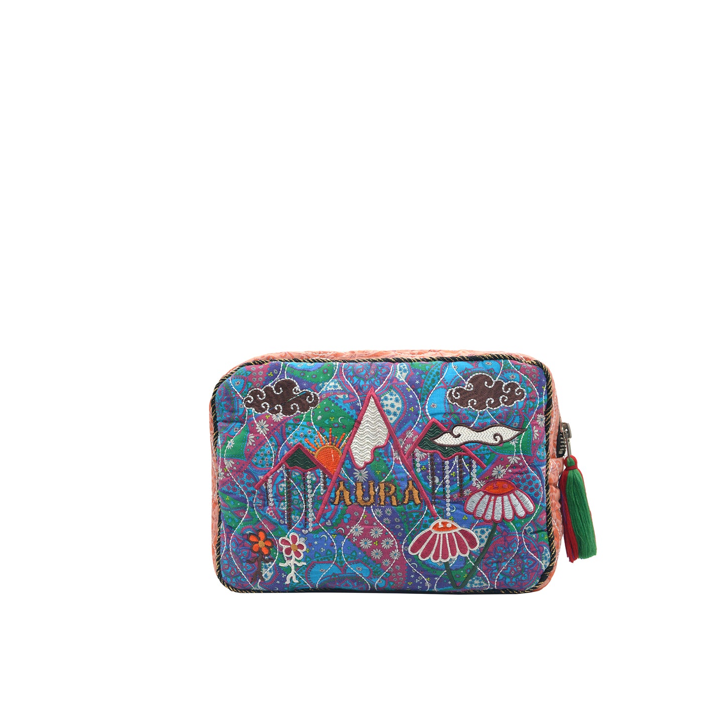 AURA BIG POUCH - PINK BLUE