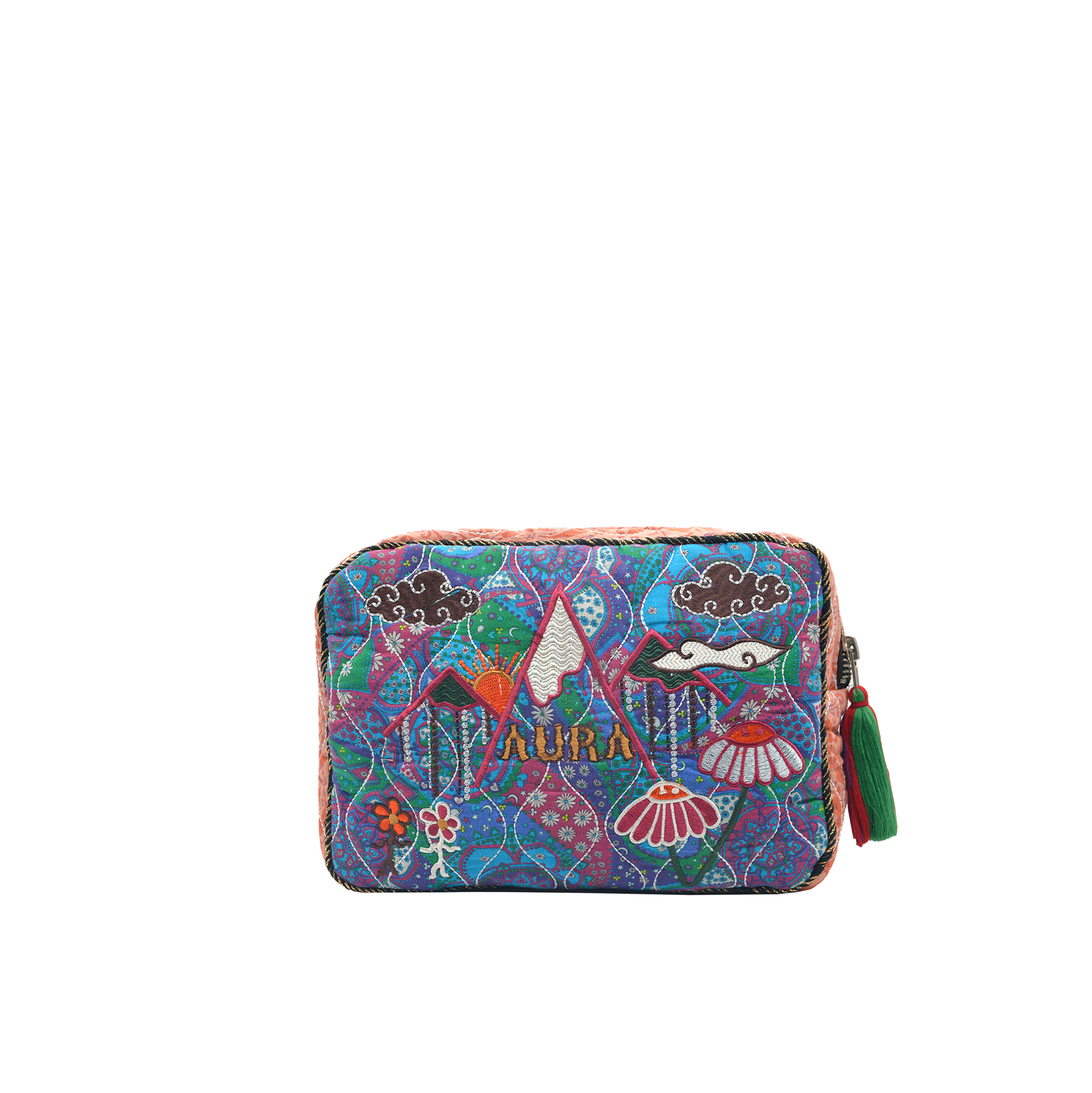 AURA BIG POUCH - PINK BLUE