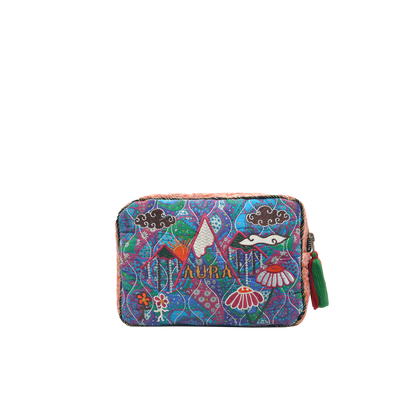 AURA BIG POUCH - PINK BLUE