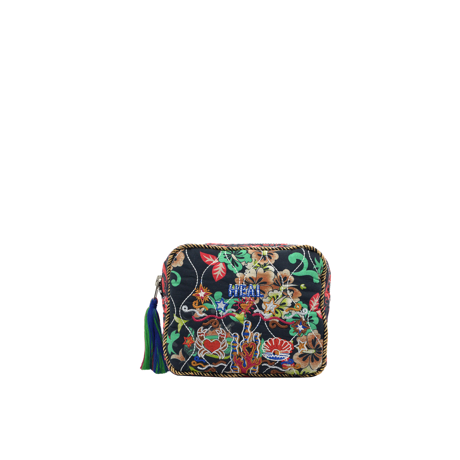 AURA TEEN POUCH - TERRACOTA / BLACK