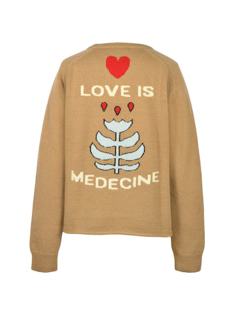 LOVE SWEATER - CAMEL