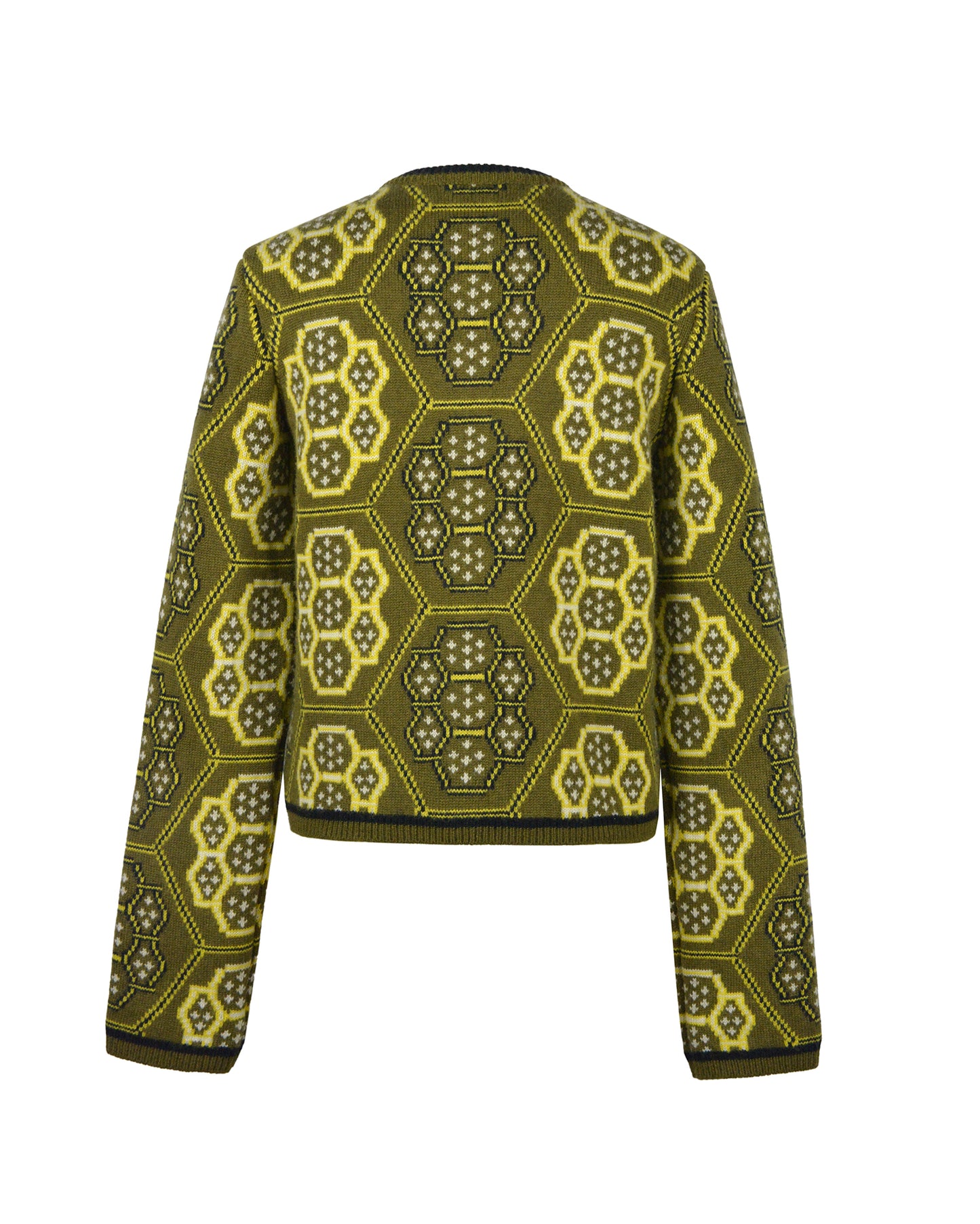 BABY KALE CARDIGAN - GREEN