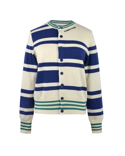 DECALE CARDIGAN - BLUE