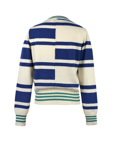 DECALE CARDIGAN - BLUE