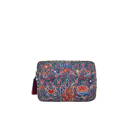 AURA BIG POUCH - PINK / NAVY