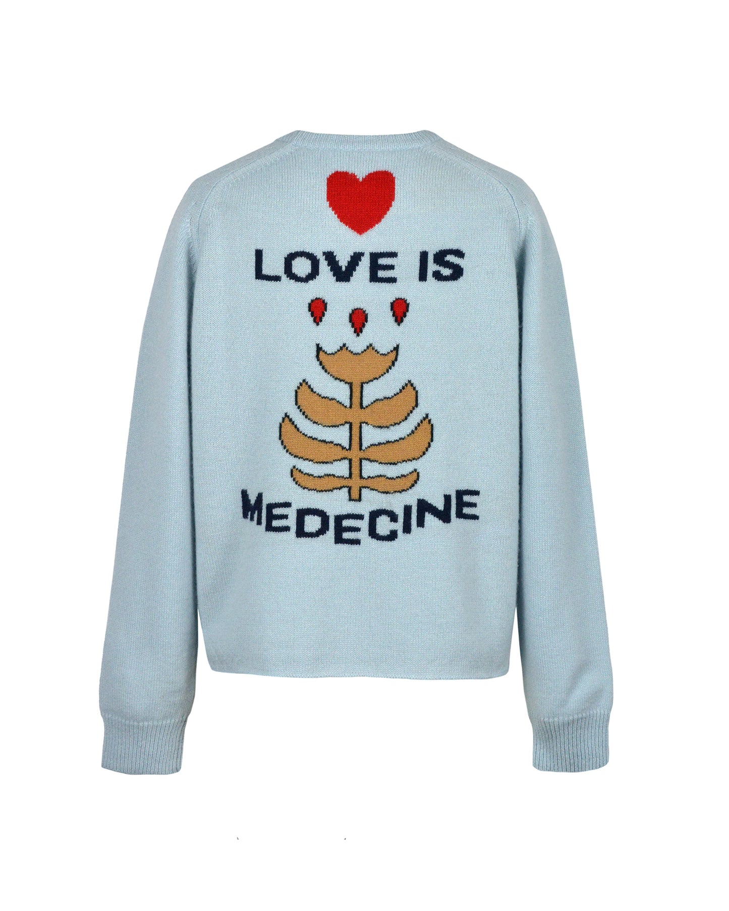 LOVE SWEATER - ICE BLUE