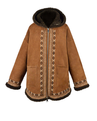 VALLEY COAT - BRUN