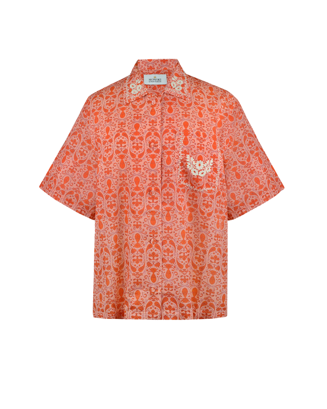 PAISLEY SHIRT - ORANGE