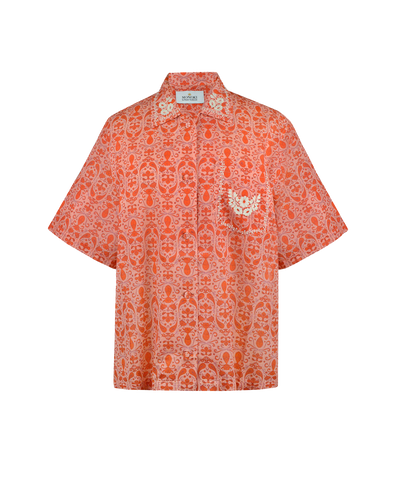 PAISLEY SHIRT - ORANGE