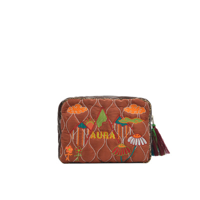 HEAL BIG POUCH - CHOCO & YELLOW