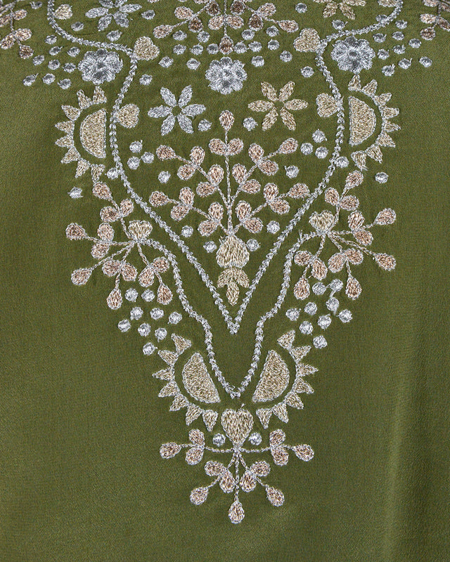 HOPE SILK KIMONO - KHAKI
