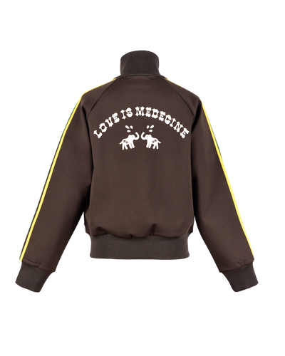 TRACK JACKET - BROWN