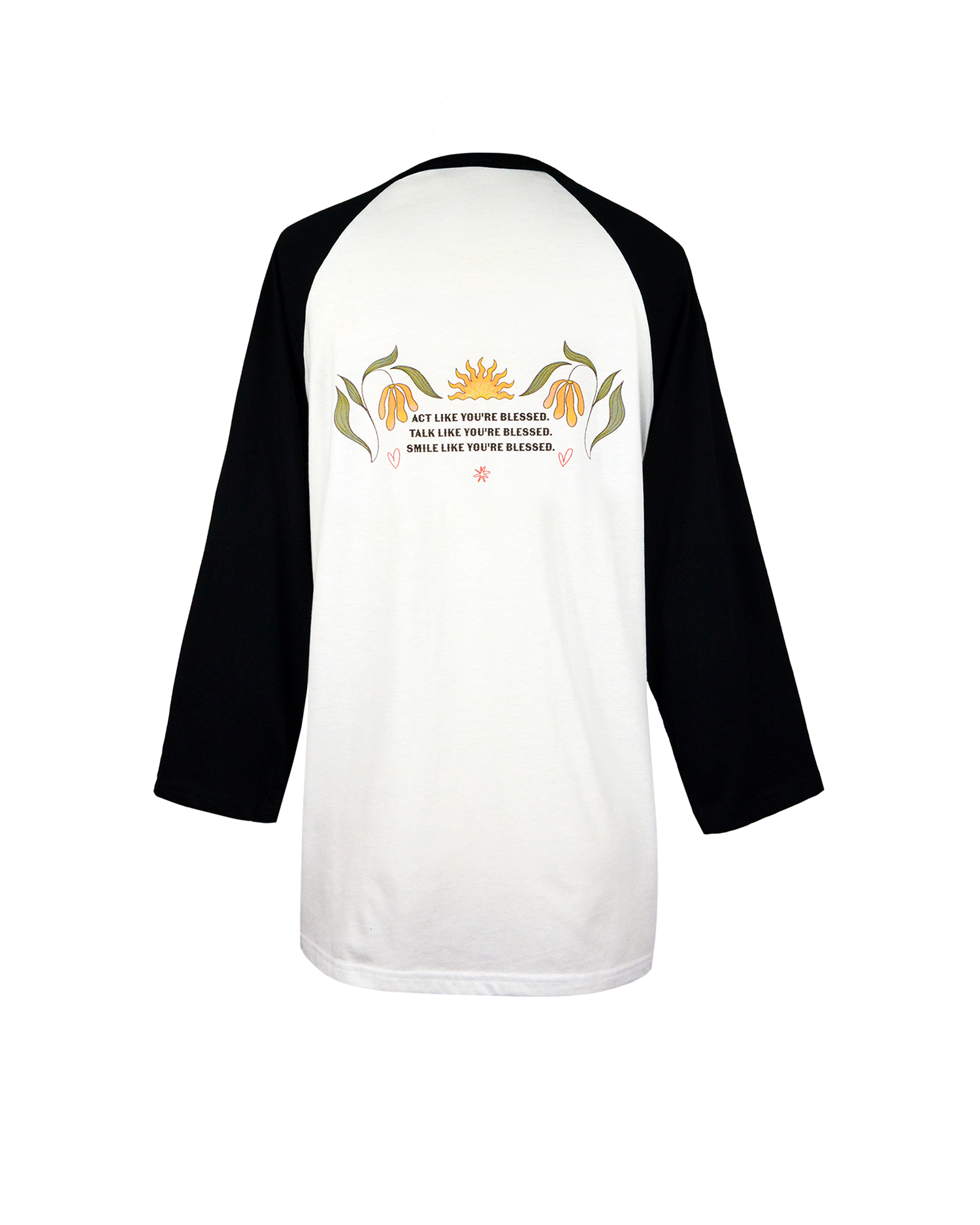 BASEBALL TEE RADIATE LOVE - BLACK