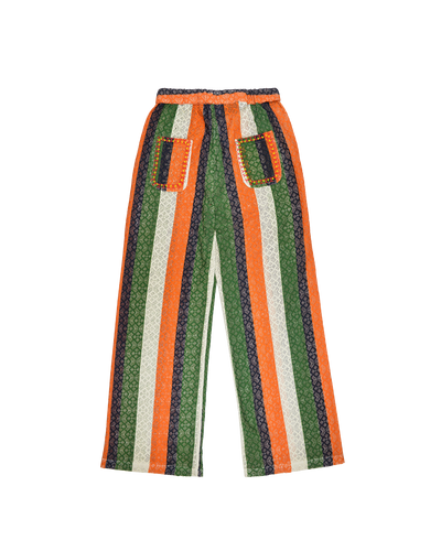 ZUMBA PANTS - GREEN ORANGE