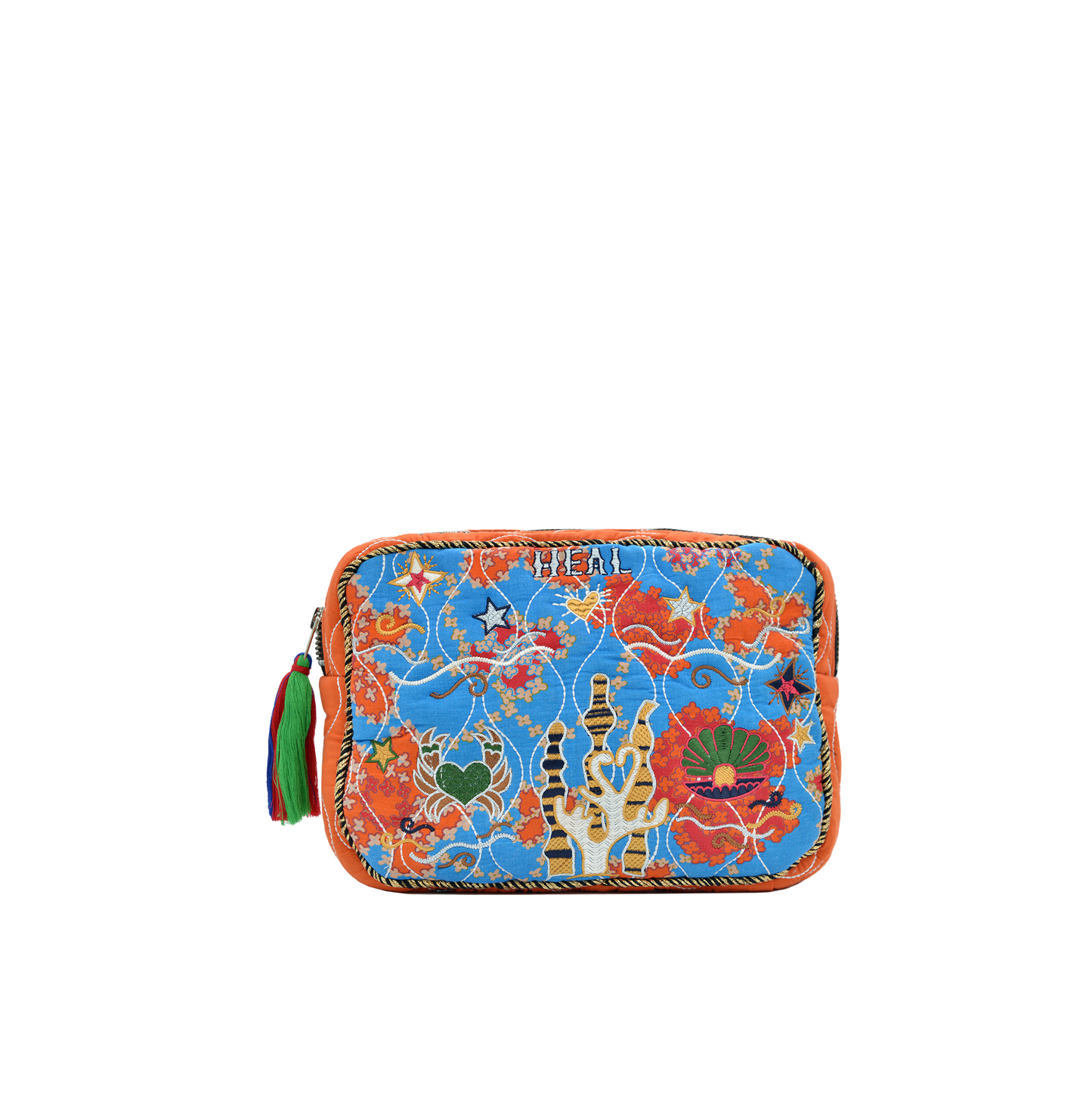 MIAMI BIG POUCH - BLUE GREEN