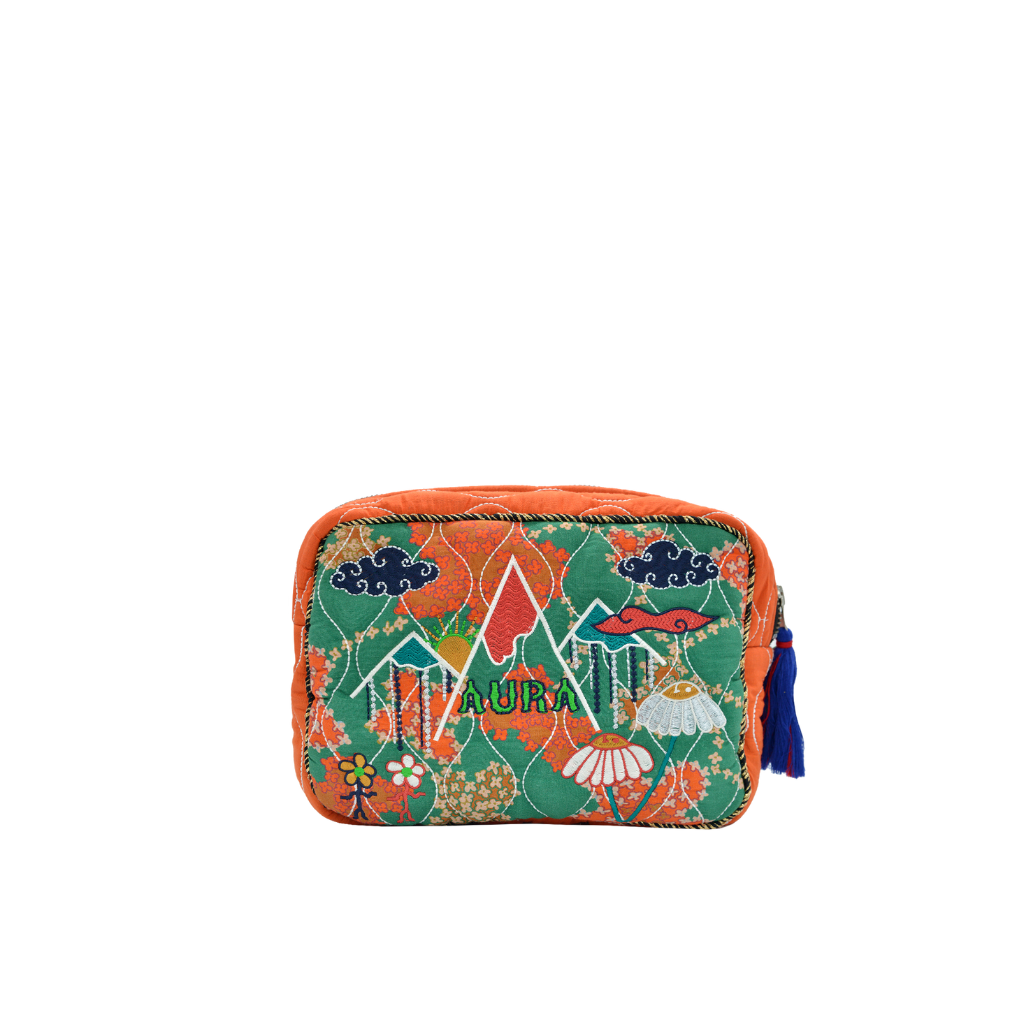 MIAMI BIG POUCH - BLUE GREEN
