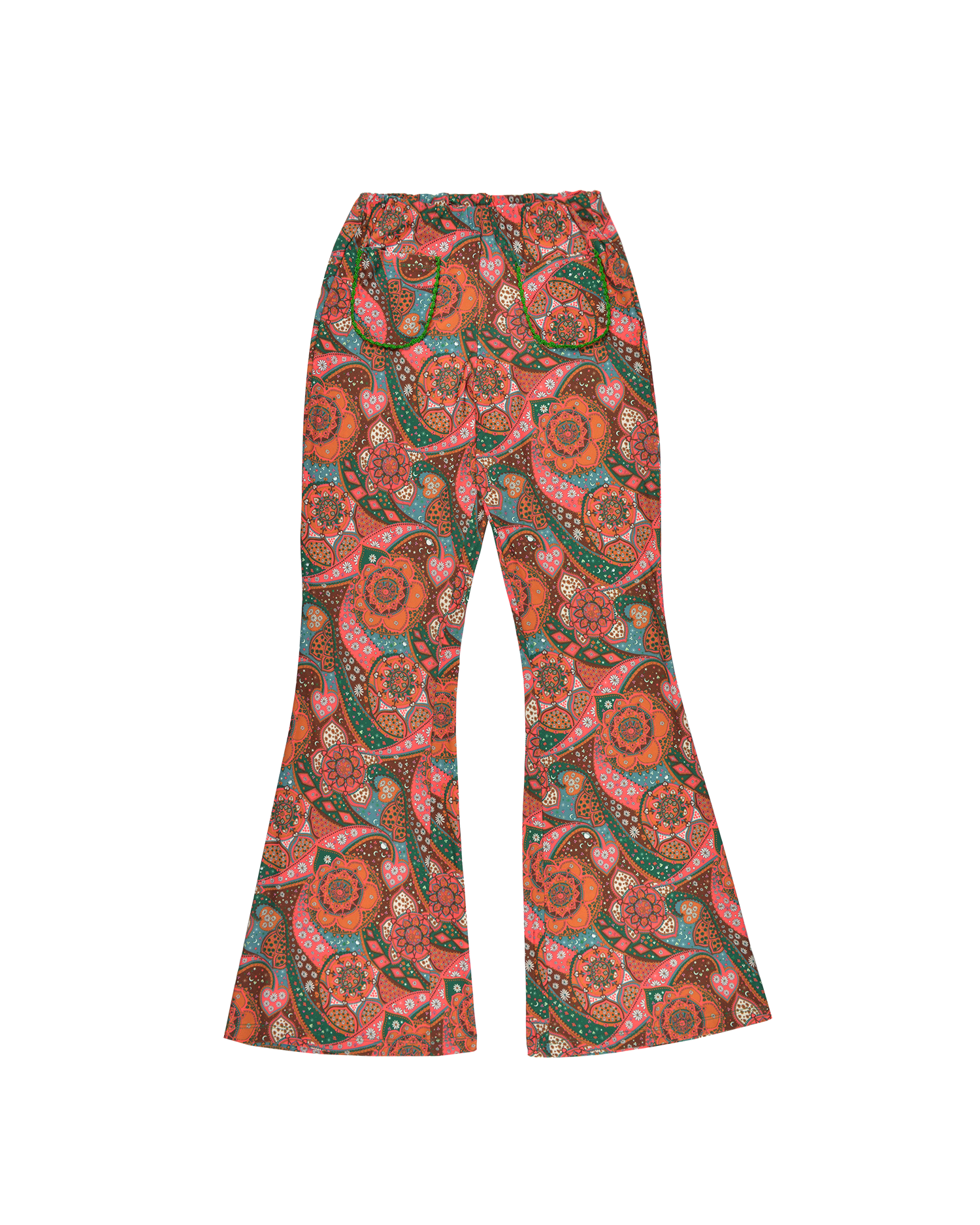 ALICE PANTS - WONDERLAND ORANGE PRINT
