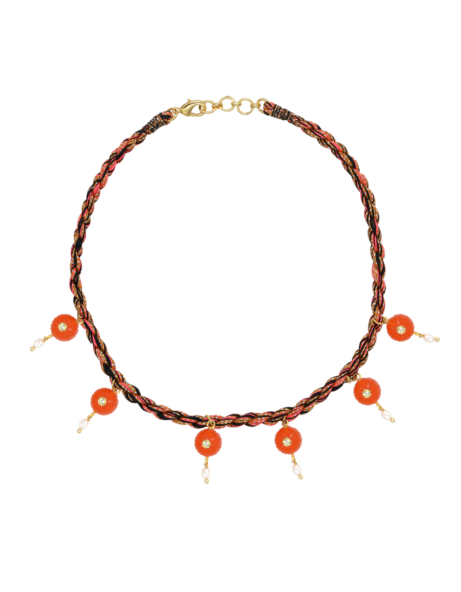 MELON NECKLACE - CORNALINE