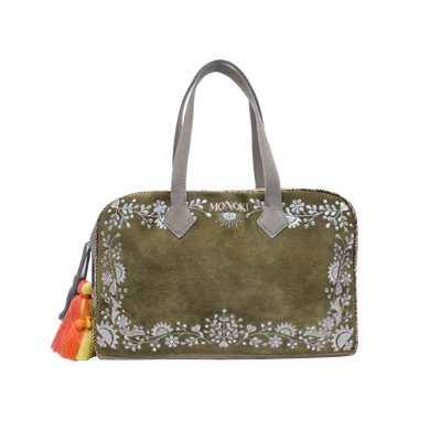 DUSTY SUEDE BAG