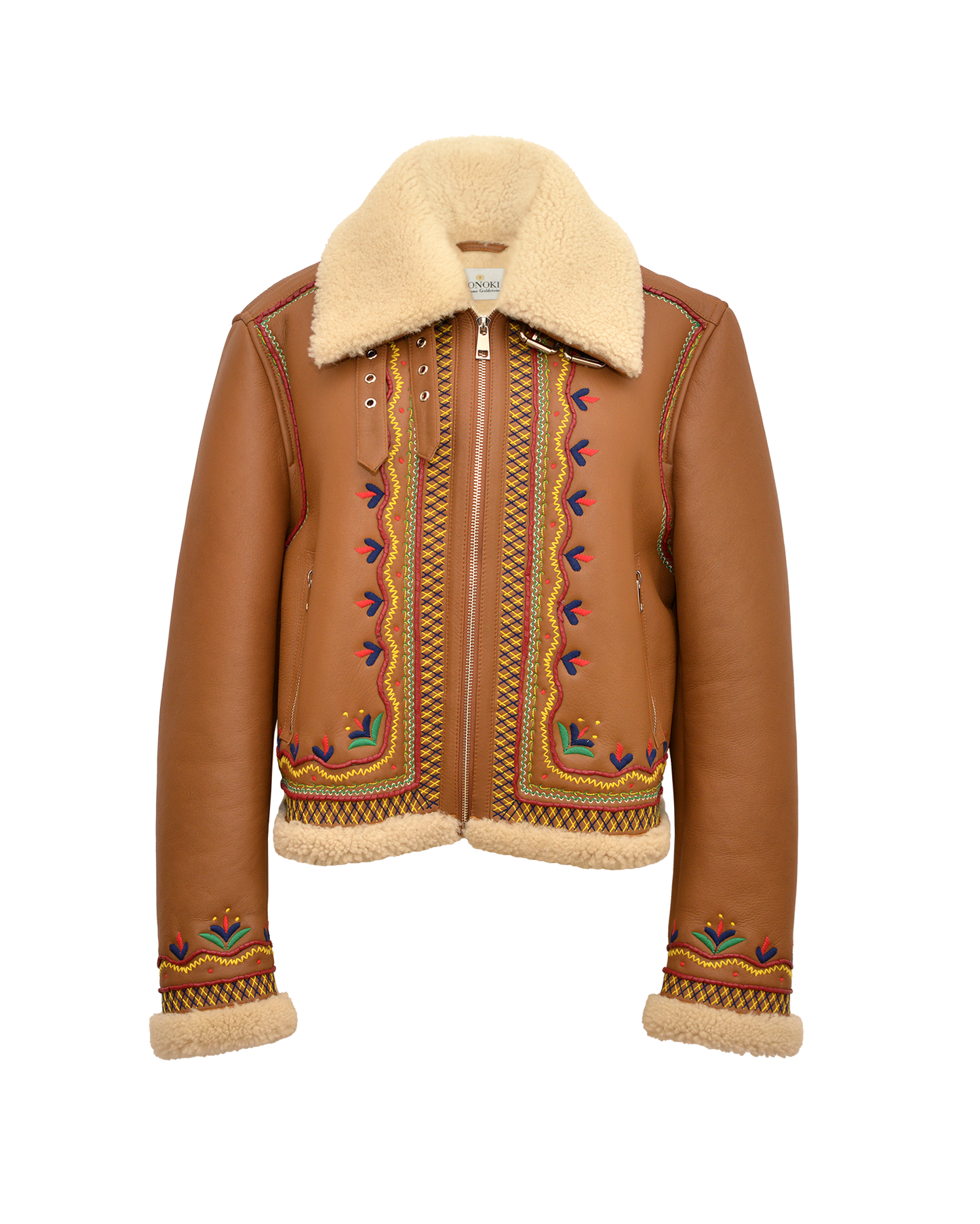 MAVERICK SHORT JACKET - CAMEL