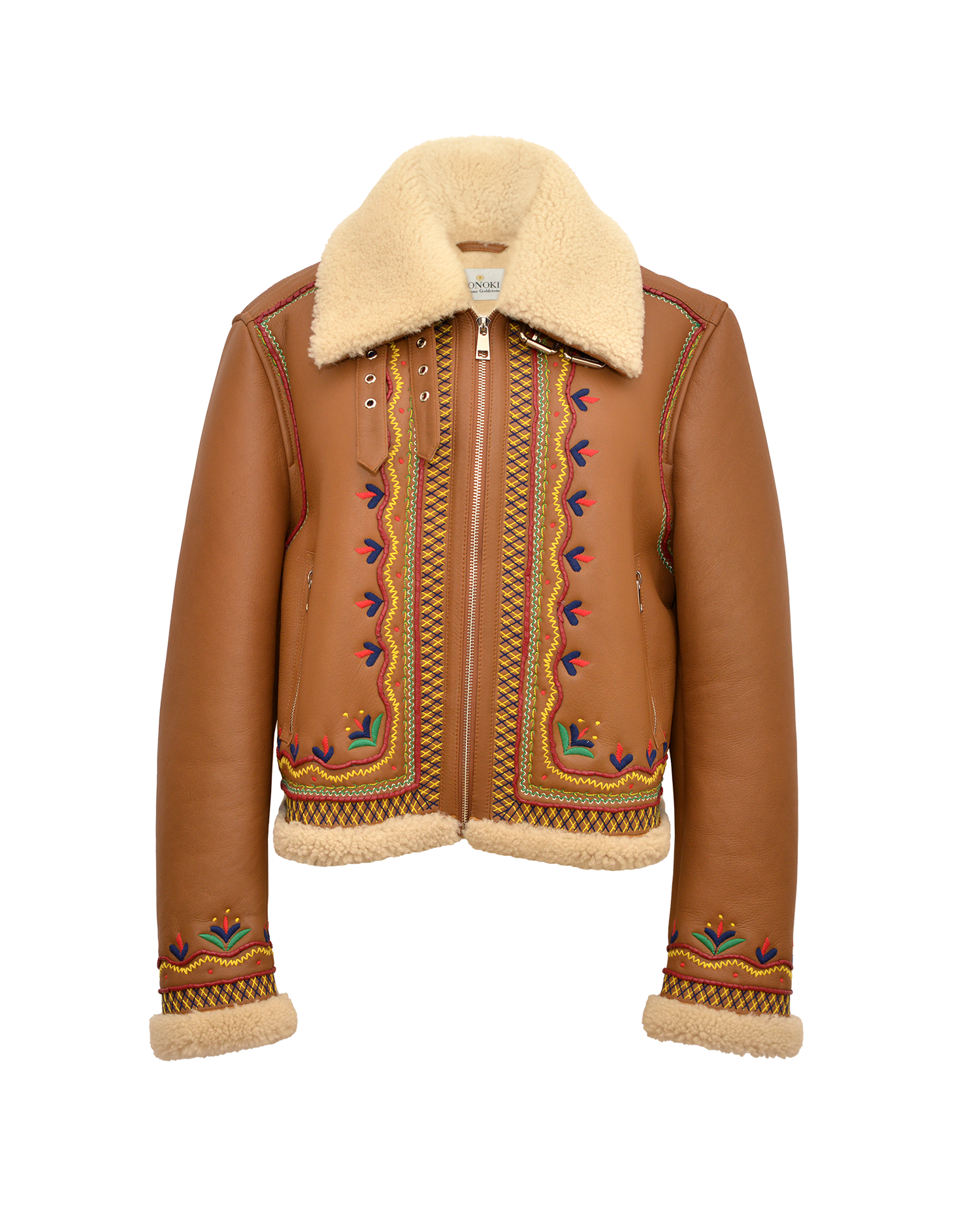 MAVERICK SHORT JACKET - CAMEL