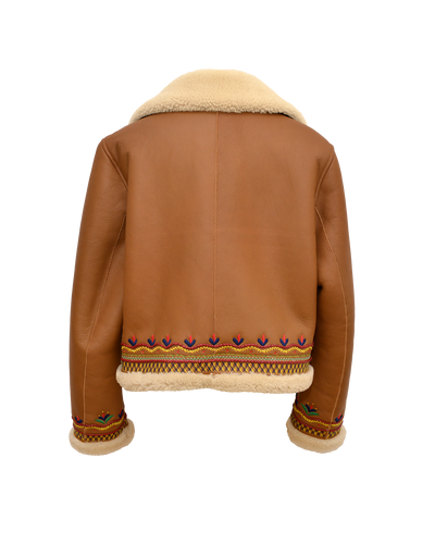 MAVERICK SHORT JACKET - CAMEL