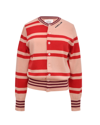 DECALE CARDIGAN - PINK