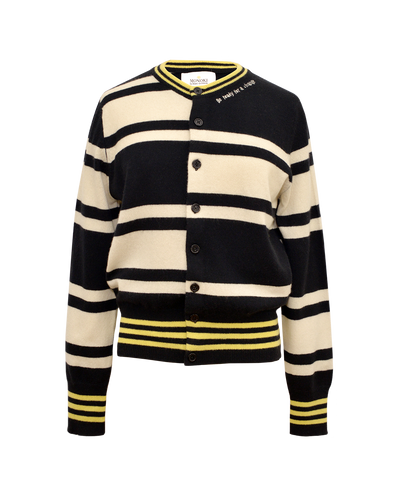 DECALE CARDIGAN - BLACK