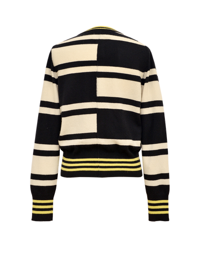 DECALE CARDIGAN - BLACK