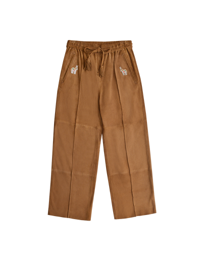 POST PANTS - BROWN