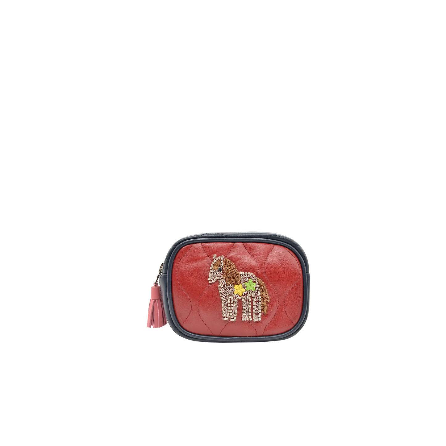 SIROCCO POUCH - DARK RED / PINK