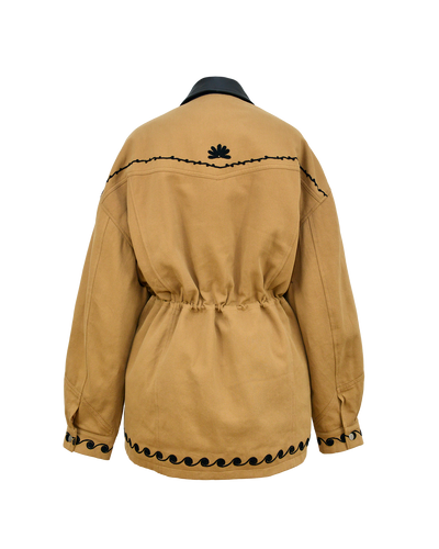 DUTTON COTTON JACKET - CAMEL