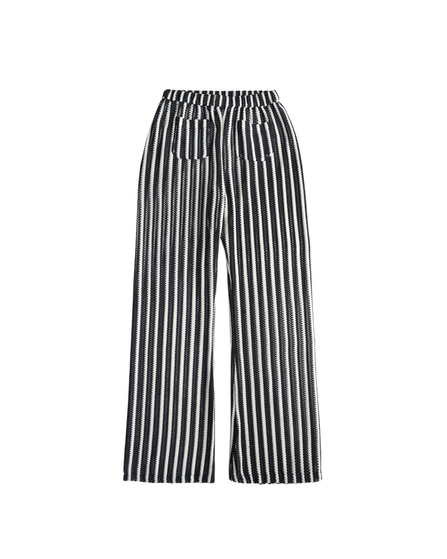 CUBA PANTS - BLACK & WHITE STRIPES