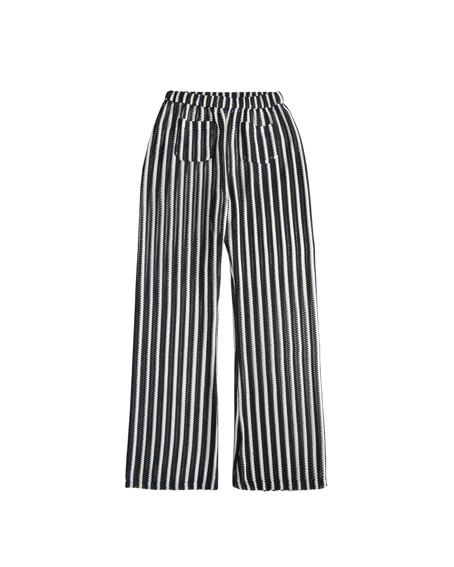 CUBA PANTS - BLACK & WHITE STRIPES