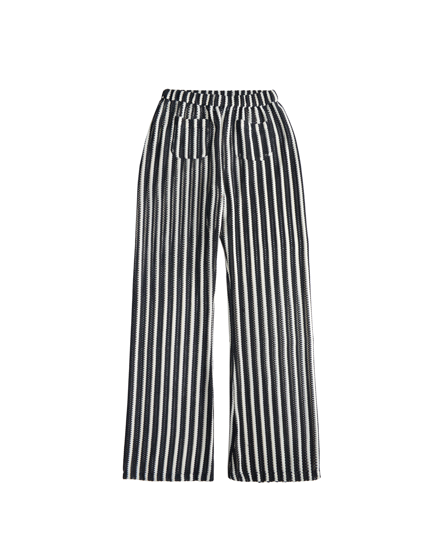 CUBA PANTS - BLACK & WHITE STRIPES