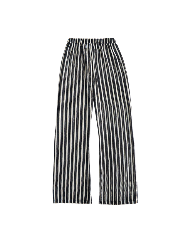 CUBA PANTS - BLACK & WHITE STRIPES