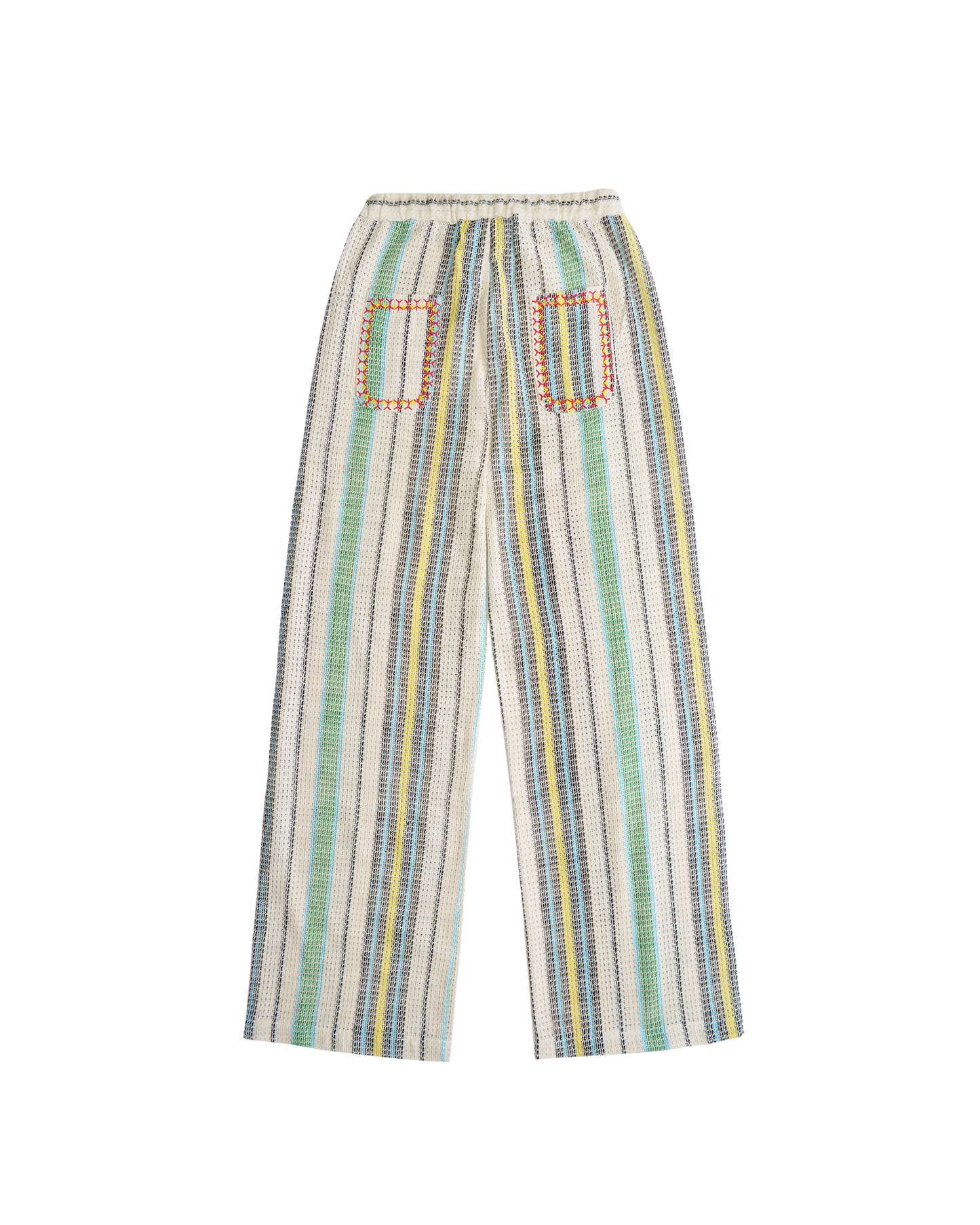 ZUMBA PANTS - ECRU / LIGHT BLUE