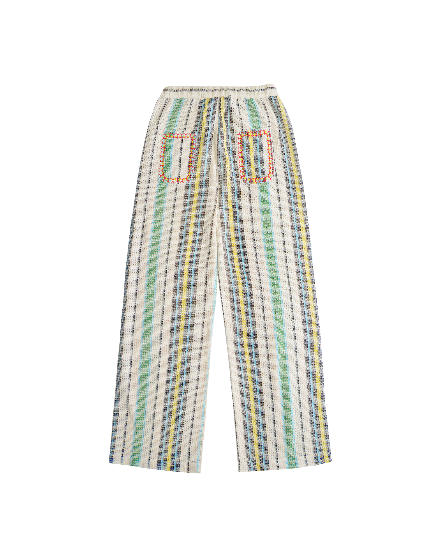 ZUMBA PANTS - ECRU / LIGHT BLUE