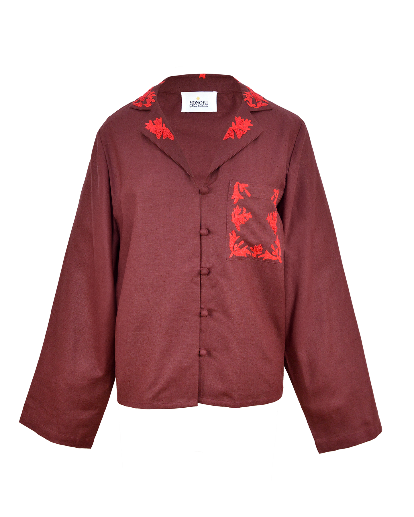 MACHA SHIRT - BURGUNDY