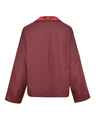 MACHA SHIRT - BURGUNDY